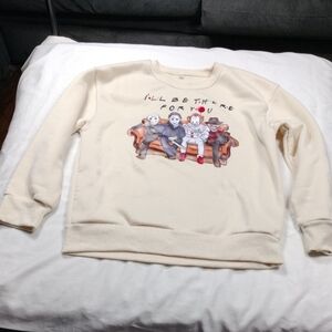 Halloween Movies Mens Graphic Sweatshirt Size Small